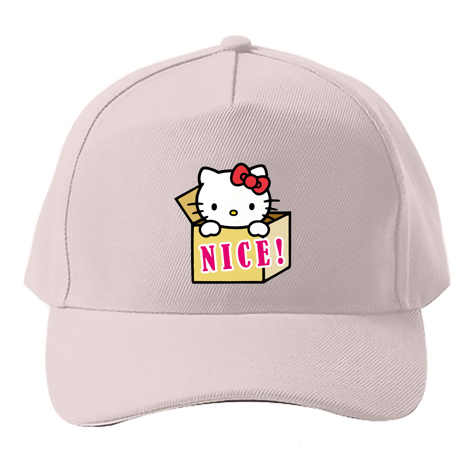 （画像用） Hello Kitty ハローキティ ベースボールキャップ 綿100％ 男女兼用 帽子 スポーツ
